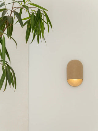 Tera Sconce Lime Plaster by Ceramicah