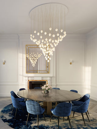Bloom Conical Chandelier by Haberdashery