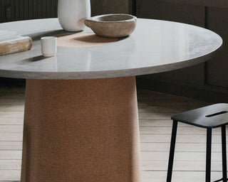 Sintra Dining Table / Black Marble / Cork by Frama Studio