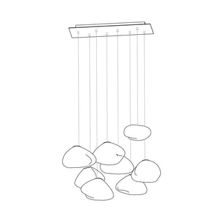 Multi-light suspension 73 Serie by Omer Arbel