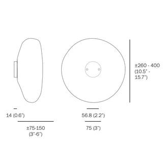 Sconce 73s Brass Serie by Omer Arbel