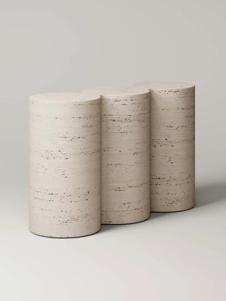 Travertine Console by Monolith