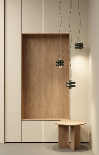 Duo pendant marble verde Tikal by Bandido Studio