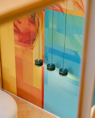 Duo pendant marble verde Tikal by Bandido Studio