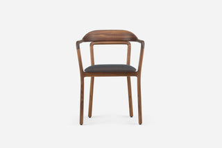 Duet Chair Upholstered Seat by De La Espada