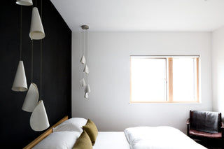 Multi-light porcelain suspension 21 Serie by Omer Arbel