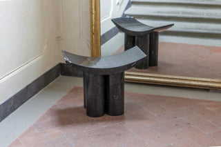 Gamma Black stool by Pietro Franceschini