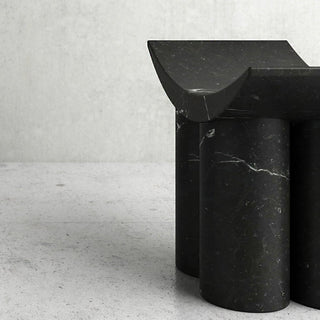 Gamma Black stool by Pietro Franceschini