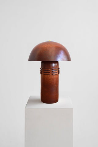 Shino Tera Lamp with Ribs by Ceramicah