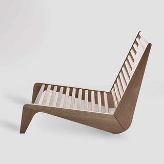 Ala Mahogany bench by Alexander Díaz Andersson