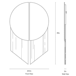 Apollo mirror by Ben & Aja Blanc