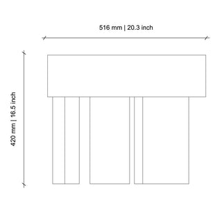 Ambiguous form 2 side table by Okha