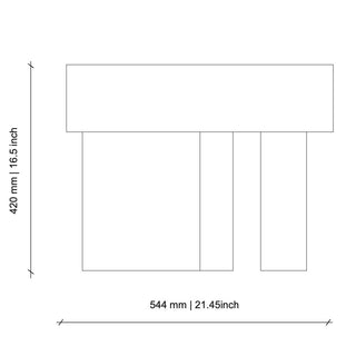 Ambiguous form 2 side table by Okha
