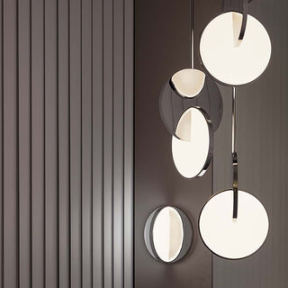 Eclipse pendant light polished chrome by Lee Broom