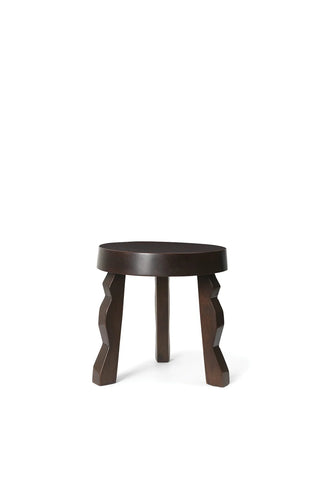 Ferm Living Faye Stool - Dark Stained Mango by Marz designs