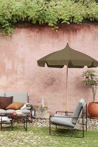 Ferm Living Lull Umbrella - Military Olive by Marz designs