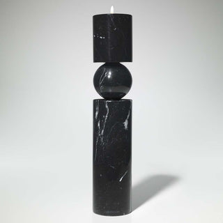 Bougeoir Fulcrum en marbre par Lee Broom