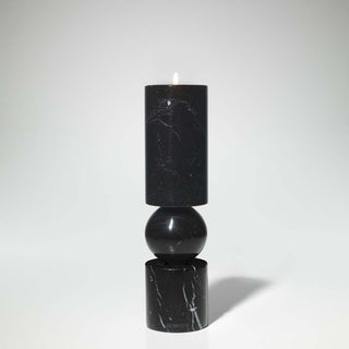 Bougeoir Fulcrum en marbre par Lee Broom