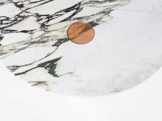 Marble Contour Dining Table by Bower Studios