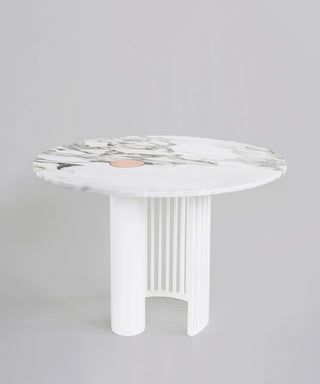 Marble Contour Dining Table by Bower Studios