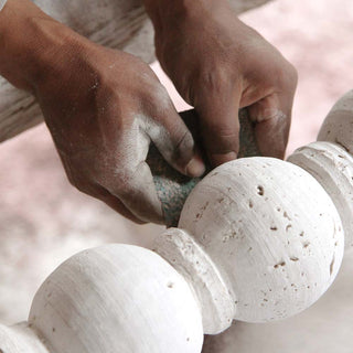 Suspension Origo blanche par David Pompa