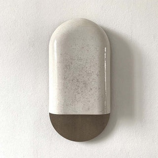 Raku-yaki sconce medium by Emmanuelle Simon