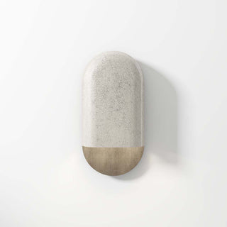 Raku-yaki sconce medium by Emmanuelle Simon