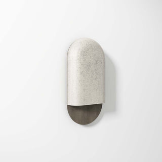 Raku-yaki sconce medium by Emmanuelle Simon