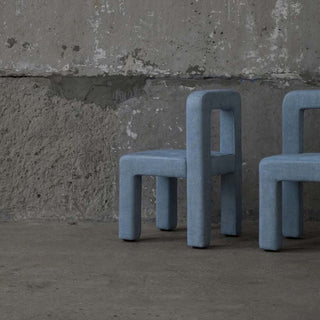 Toptun chair in blue by Victoria Yakusha - FAINA