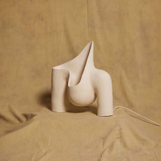 Womb table lamp 01 by Jan Ernst