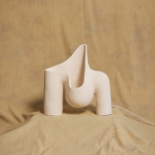 Womb table lamp 01 by Jan Ernst